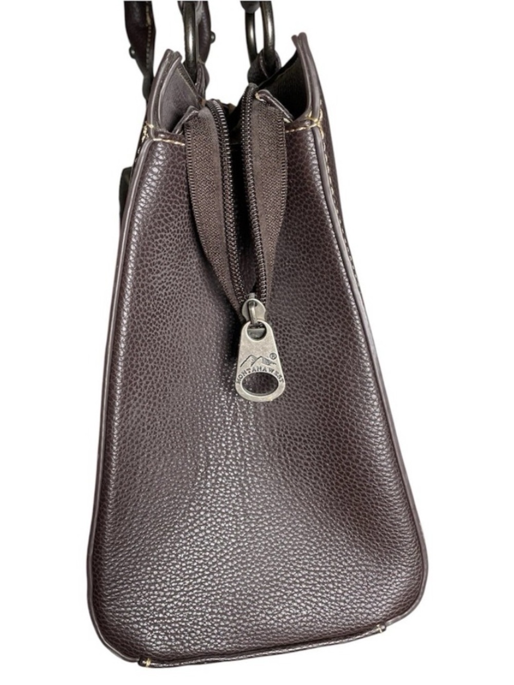 Trinity Ranch Leather Tooled Tote - Picture 3 of 8